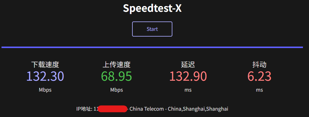 洛杉矶 DC9 Speedtest-X测速